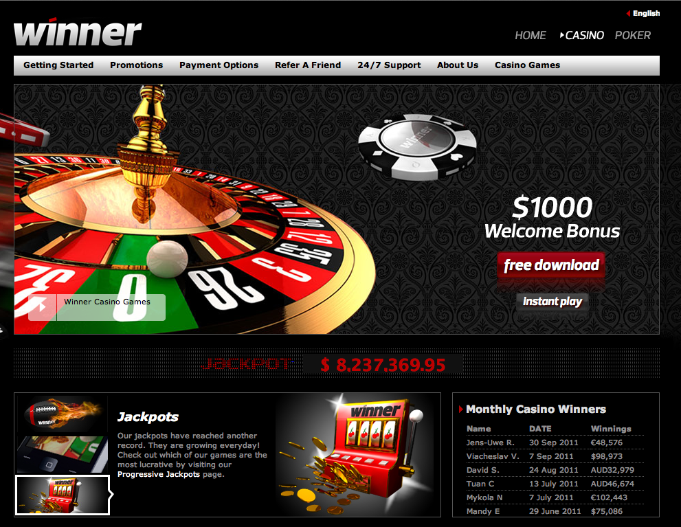 Winners Casino Review