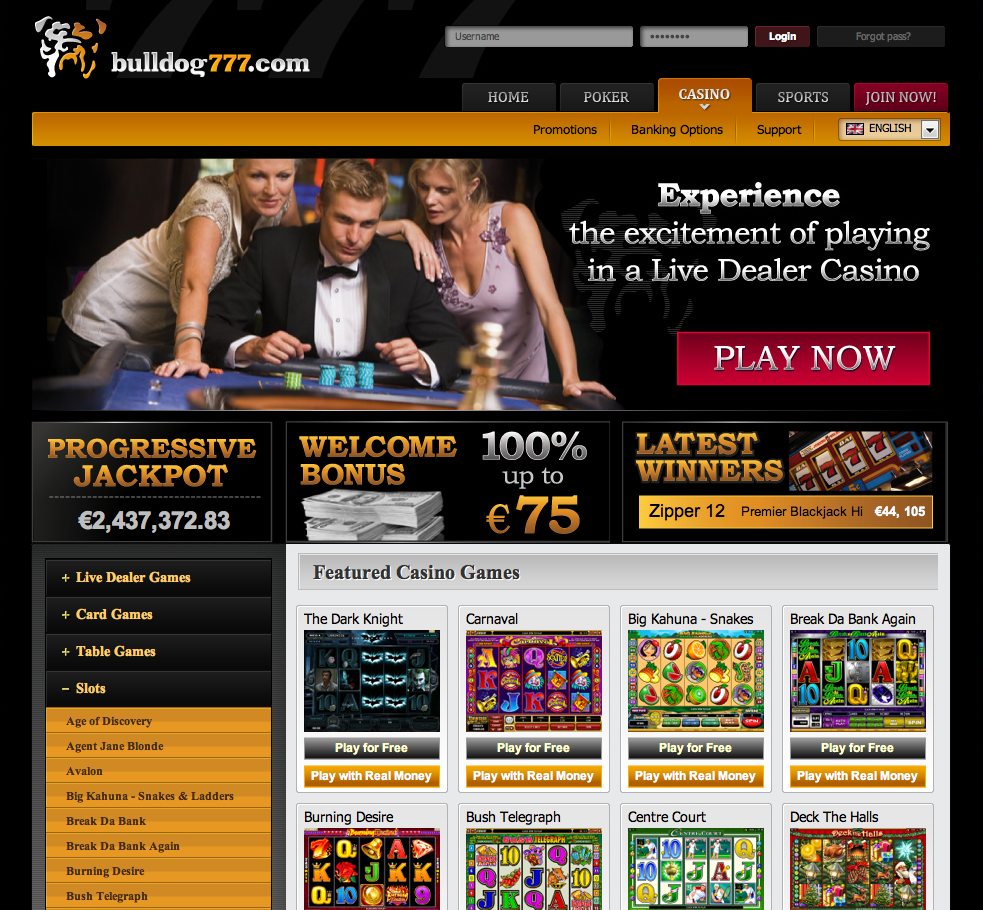 Bulldog777 casino