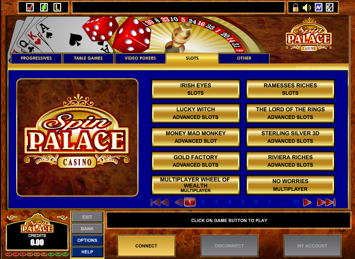 spin palace казино